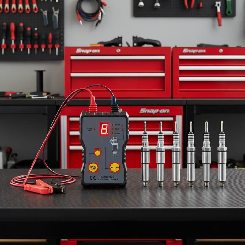 Fuel Injector Tester - أداة فحص نظام الوقود، طقم تنظيف