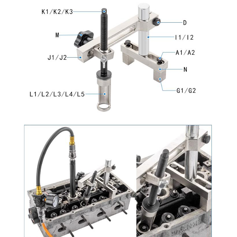 اسطوانة رئيس خدمة مجموعة أدوات - مراجعة Valve Spring Compressor وسعره