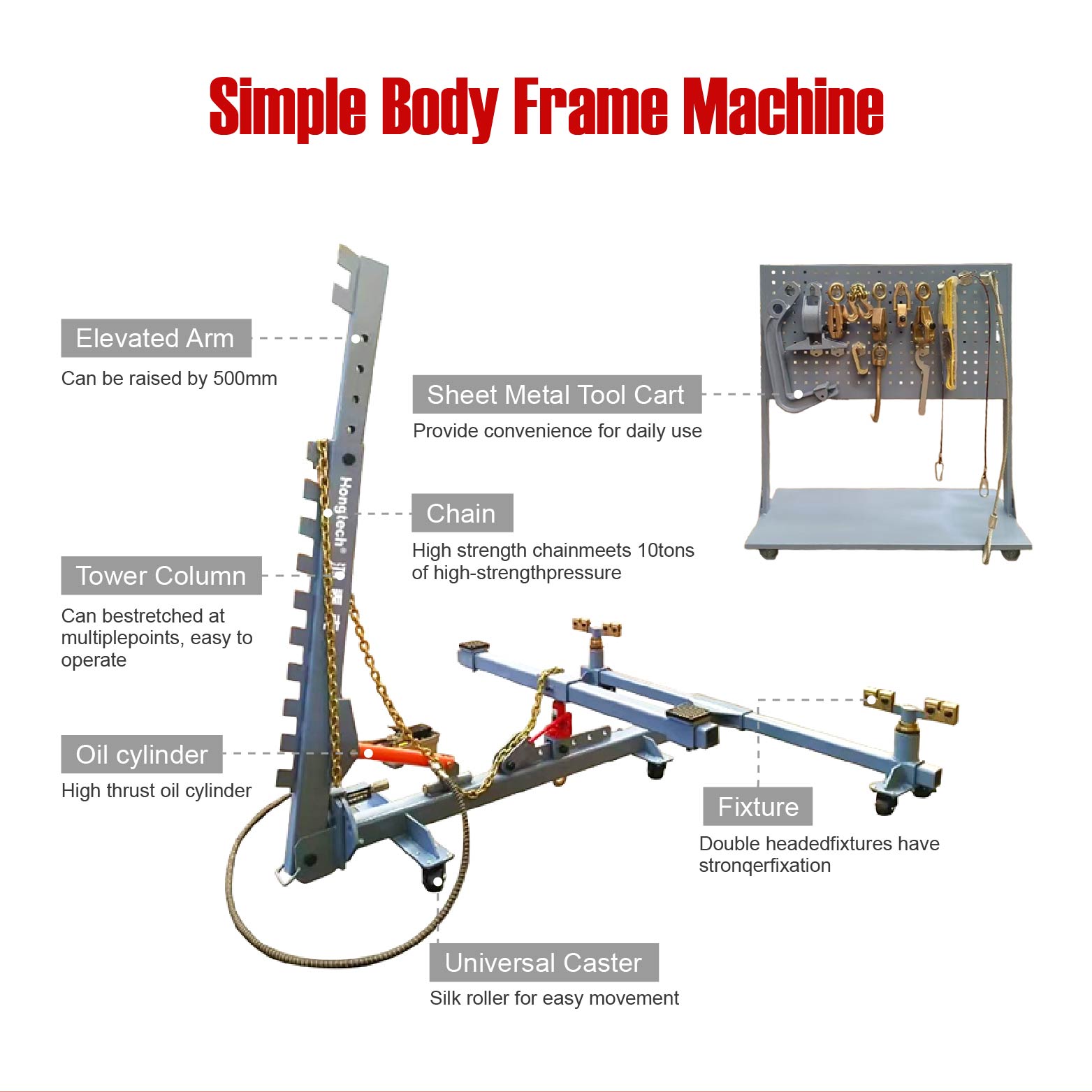 هونغتيك HOT-Y1000 جهاز تقويم ه - مراجعة Car Frame Straightening وسعره